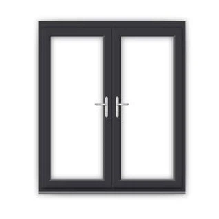 Aluminijska francuska vrata Grey